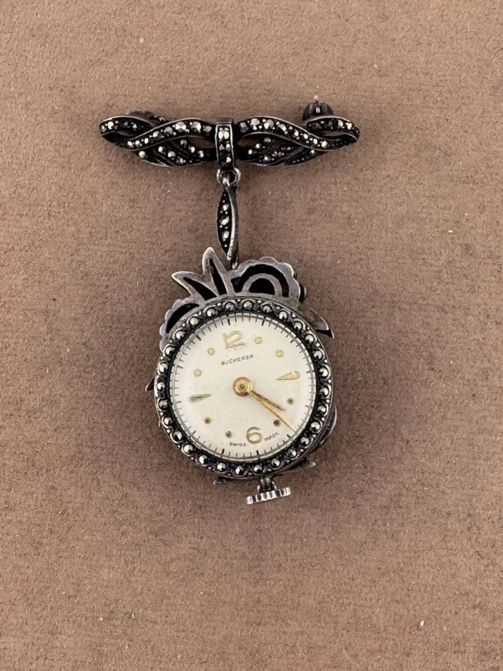 Bucherer Vintage Marcasite 
